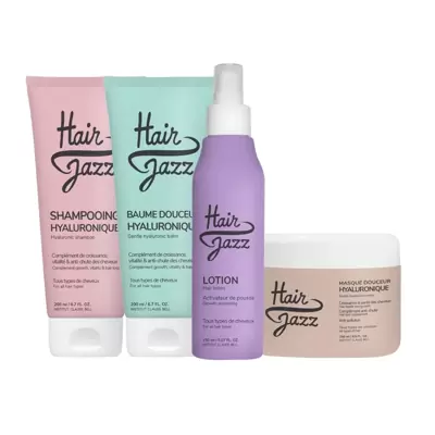LÕPUMÜÜK! HAIR JAZZ komplekt: šampoon + lotion + palsam + mask!